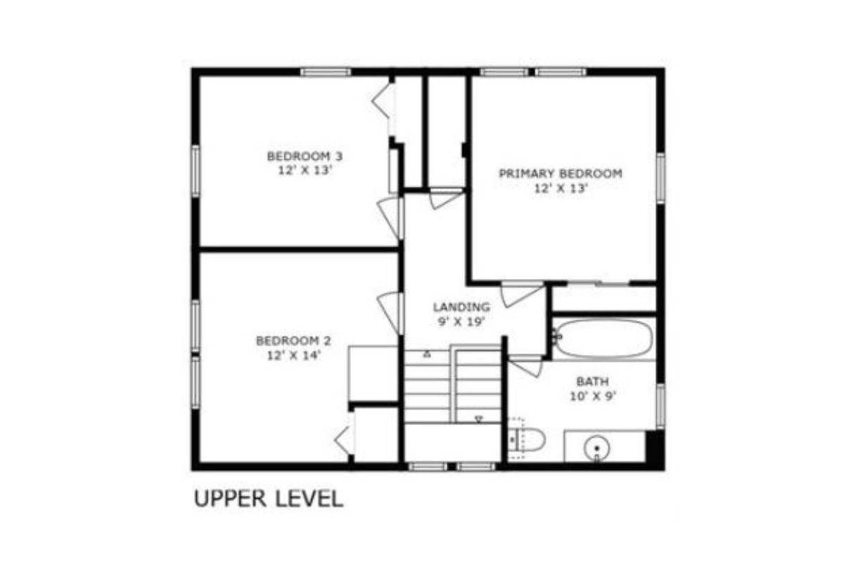 Explore This Thoughtful Upper Level Layout with Spacious Landing