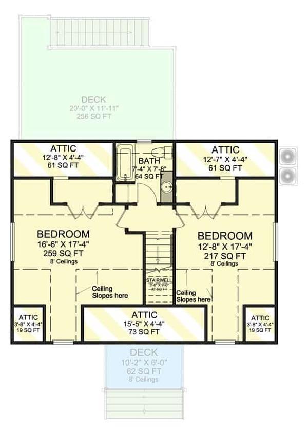 Exploring the Efficient Layout of a Two-Bedroom Floor Plan