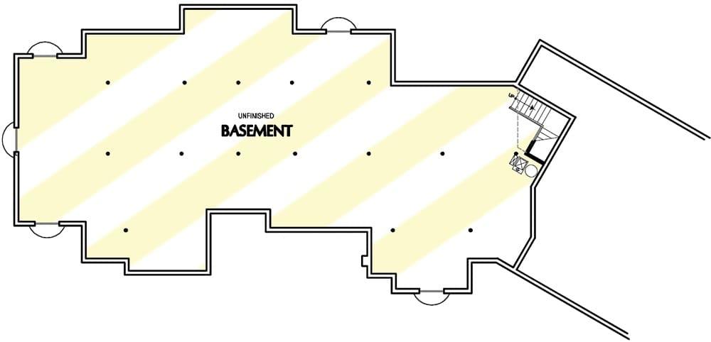 Explore the Potential of This Unfinished Basement Layout