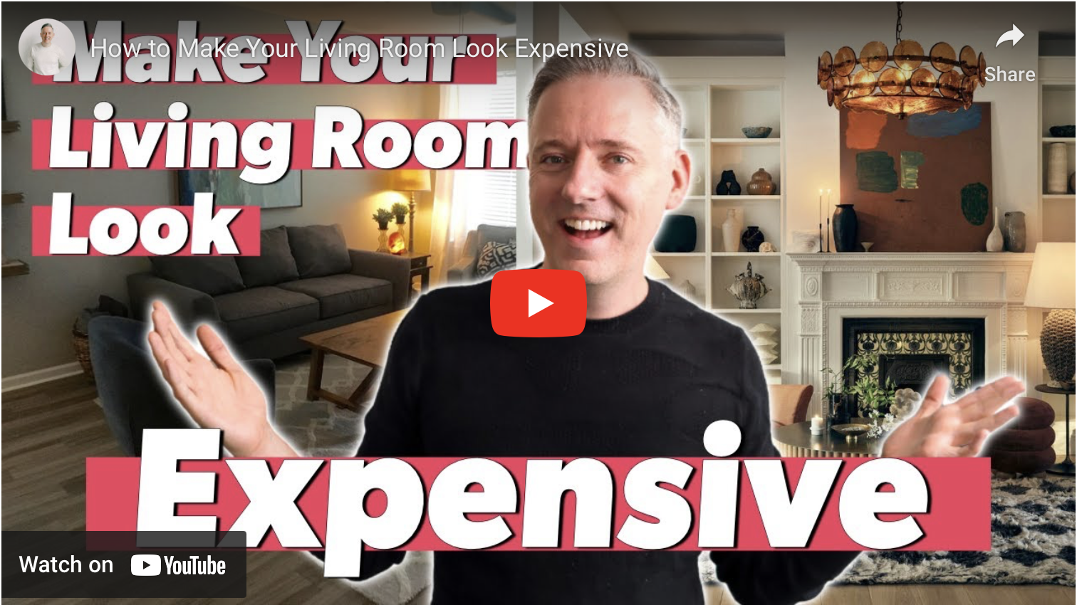 How to Make Your Living Room Look Expensive by Nick Lewis (VIDEO)