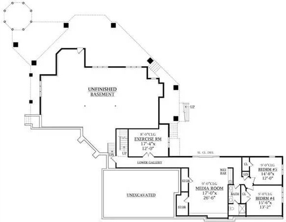 Second Level Floor Plan