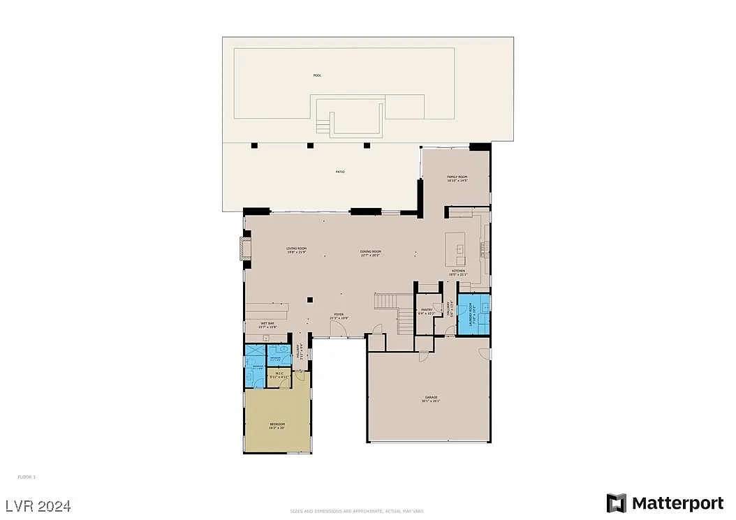 Main Level Floor Plan