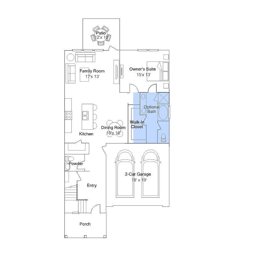 Main Level Floor Plan