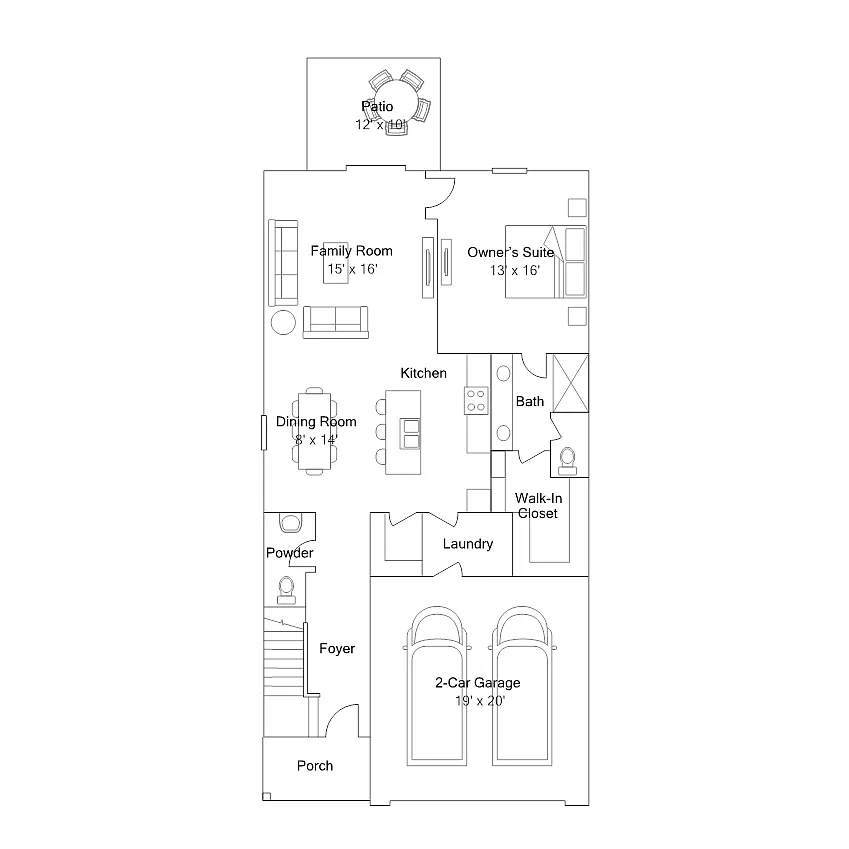 Main Level Floor Plan