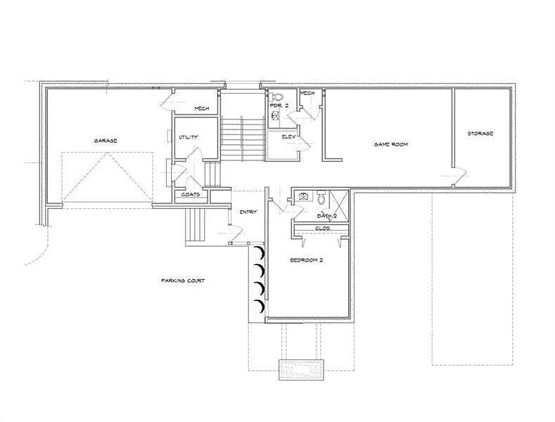 Main Level Floor Plan