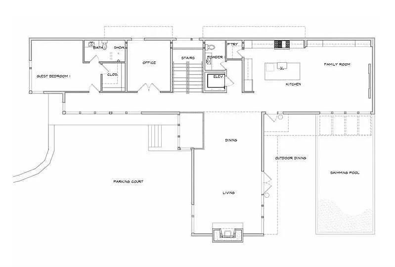 Upper-Level Floor Plan