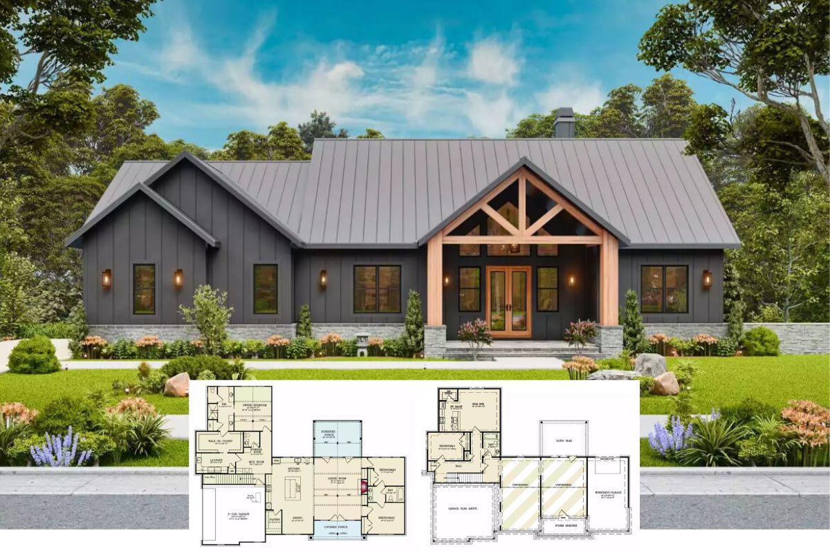 Craftsman-Style 4-Bedroom Holden Home with Jack & Jill Bath and Lower Level Expansion (Floor Plan)