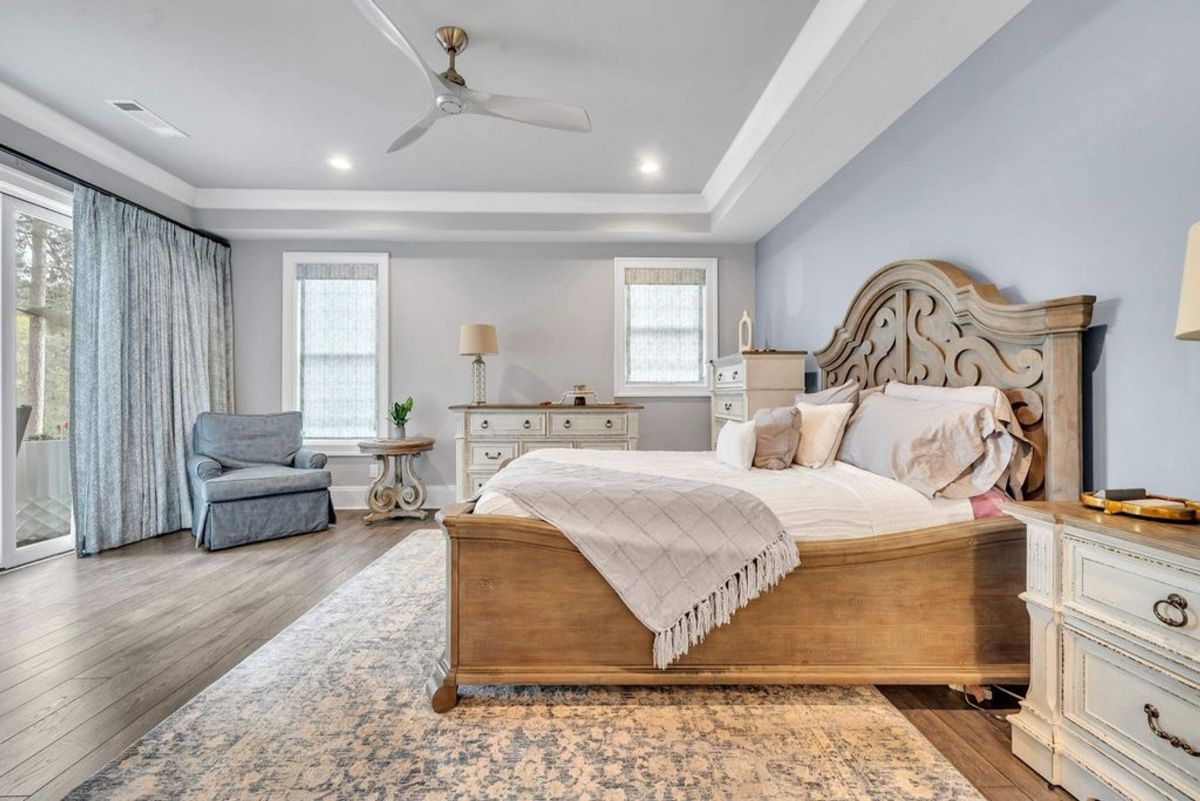 Bright and airy bedroom