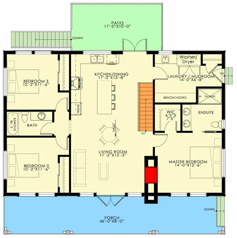 Basement Stairs Location