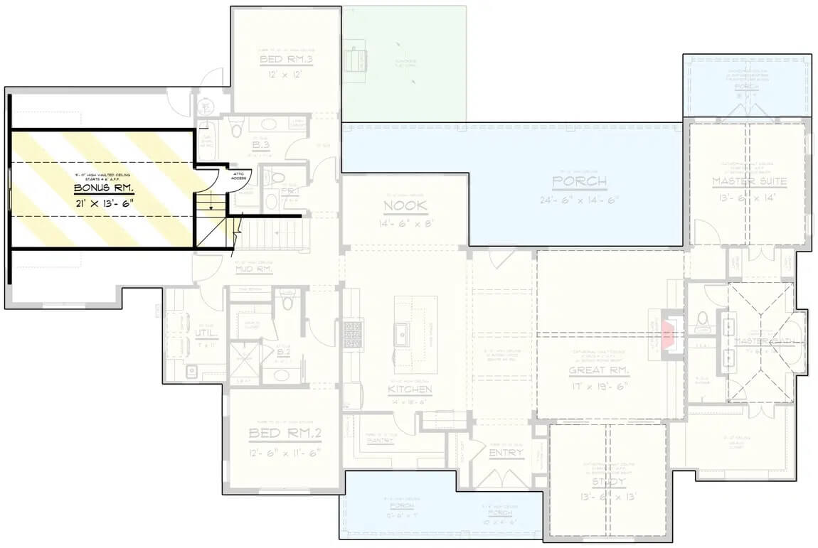 Bonus Level Floor Plan