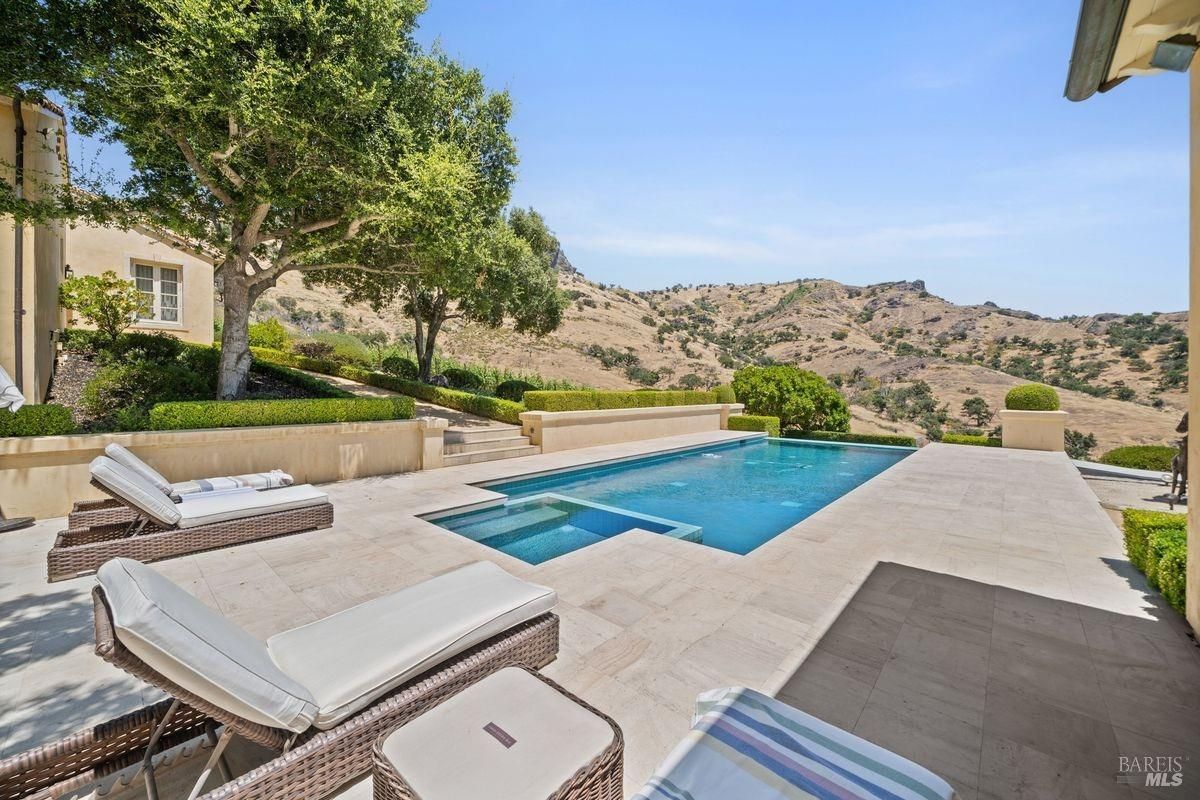 Pool area with stunning view