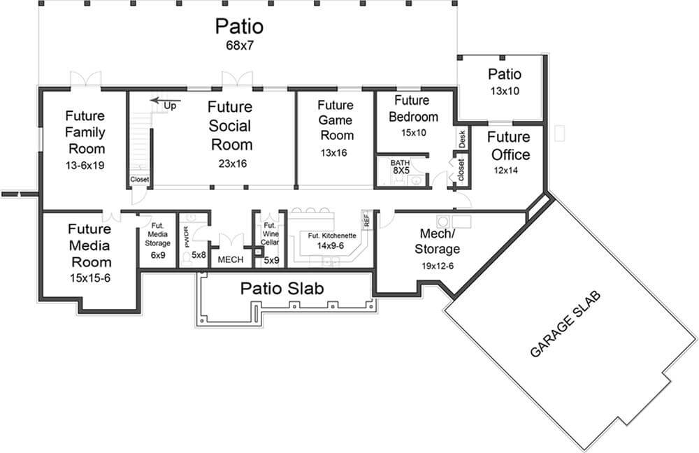 Lower Level Floor Plan