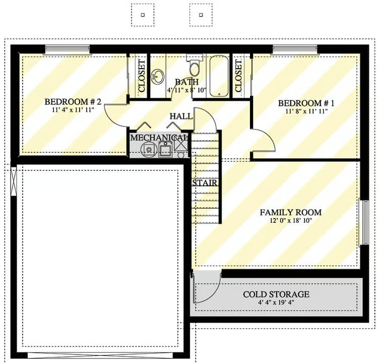 Lower Level Floor Plan