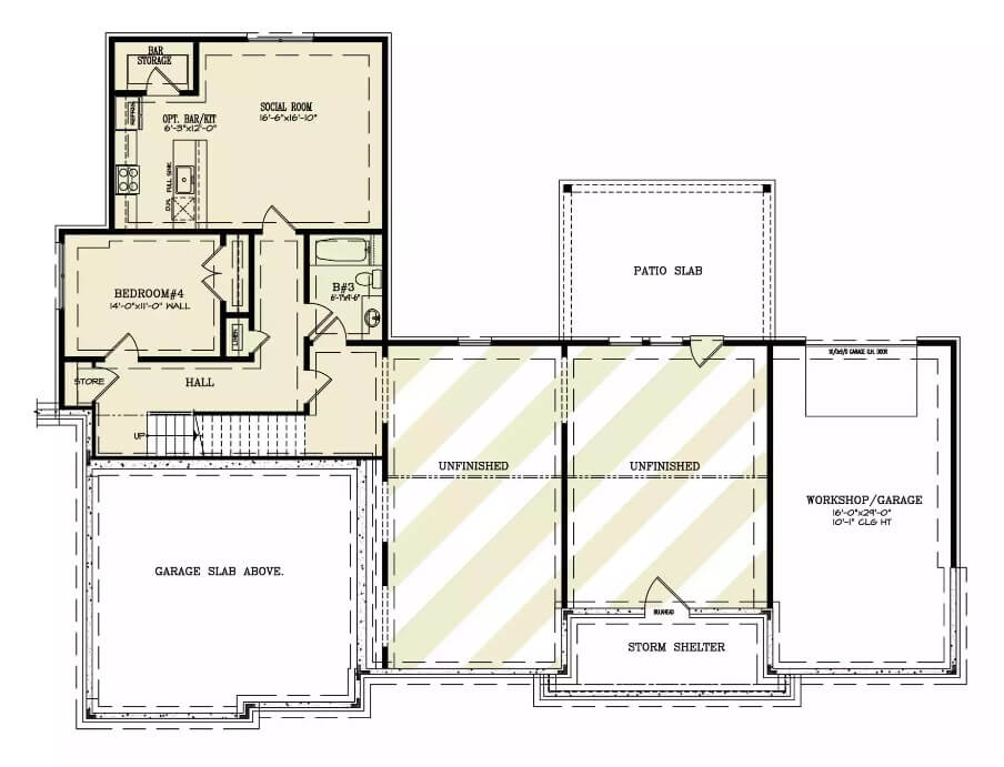 Lower Level Floor Plan