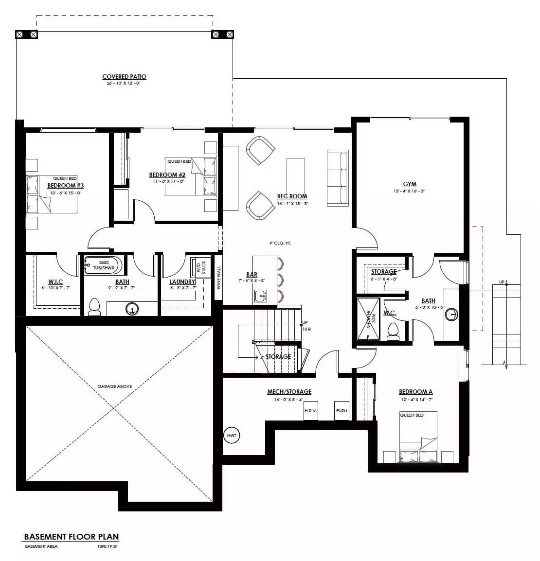 Lower Level Floor Plan