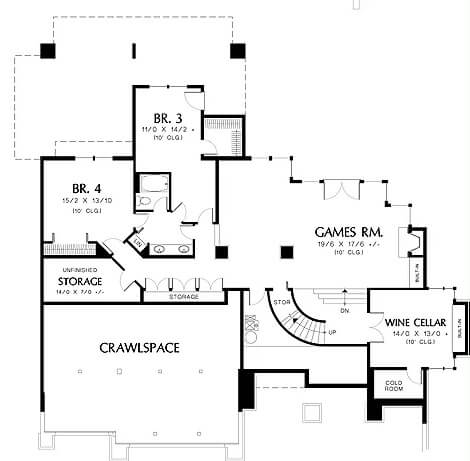 Lower Level Floor Plan