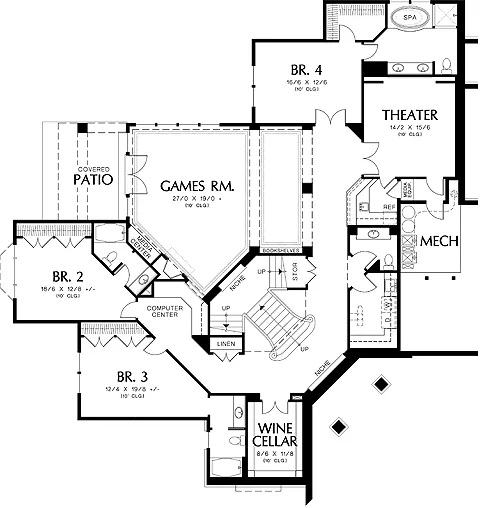 Lower Level Floor Plan