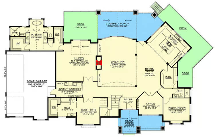 Main Level Floor Plan