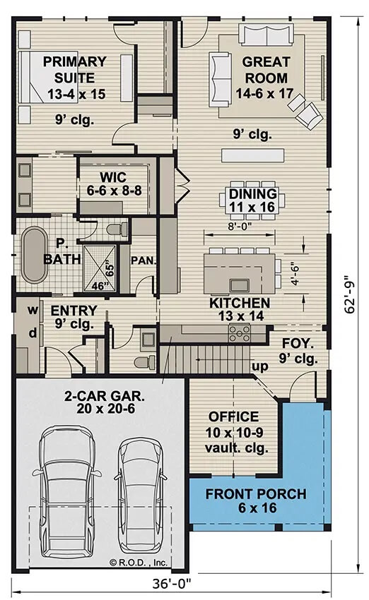 Main Level Floor Plan