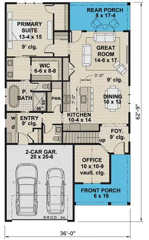 Main Level Floor Plan