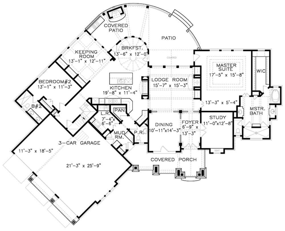 Main Level Floor Plan