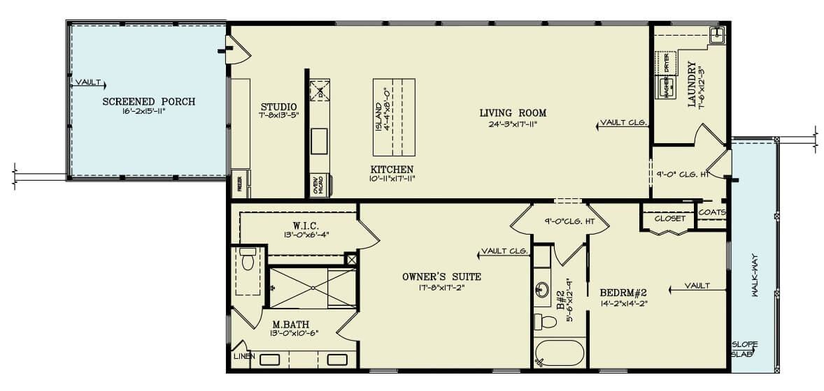 Main Level Floor Plan