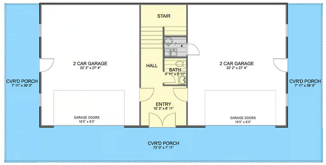 Main Level Floor Plan