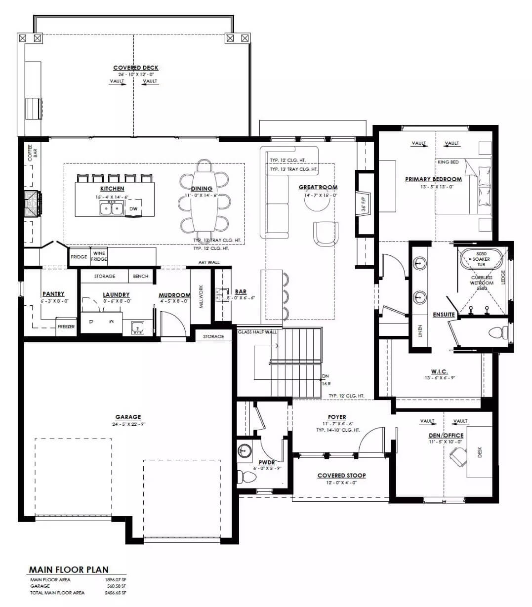 Main Level Floor Plan