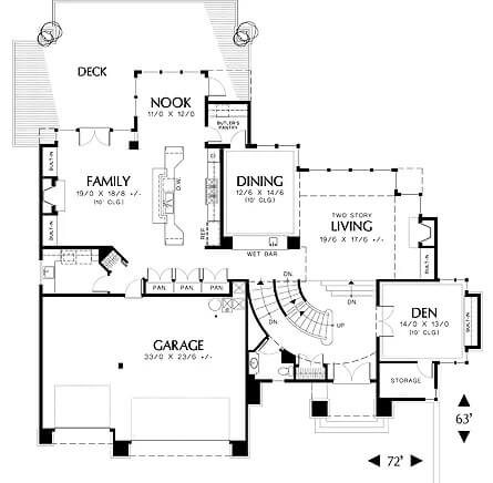 Main Level Floor Plan