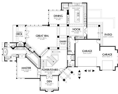 Main Level Floor Plan