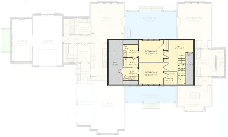 Second Level Floor Plan