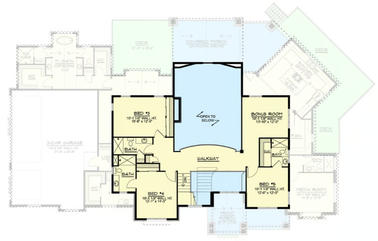 Second Level Floor Plan