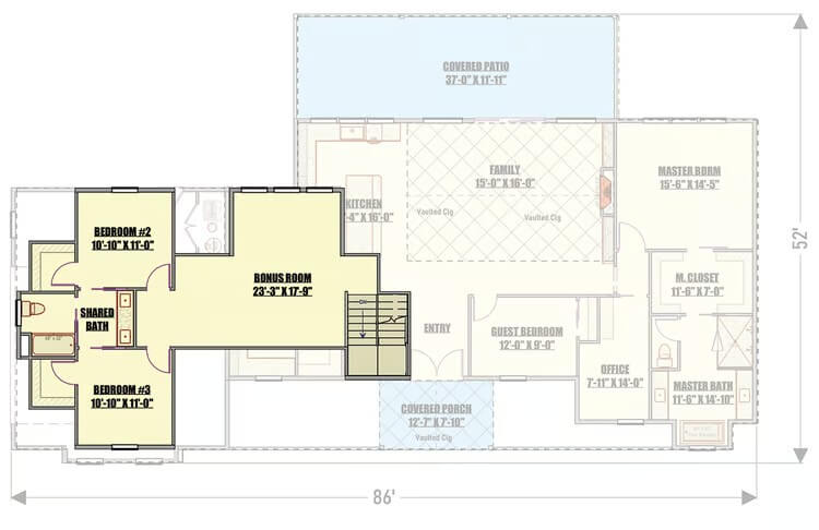 Second Level Floor Plan