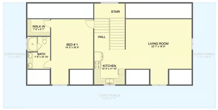 Second Level Floor Plan