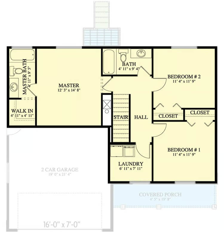 Second Level Floor Plan