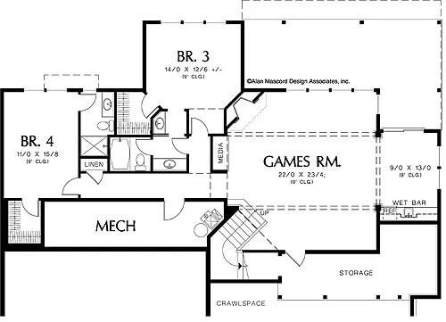 Lower Level Floor Plan