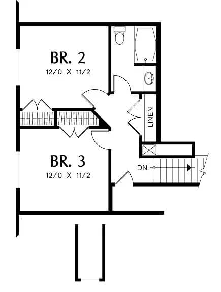 Second Level Floor Plan