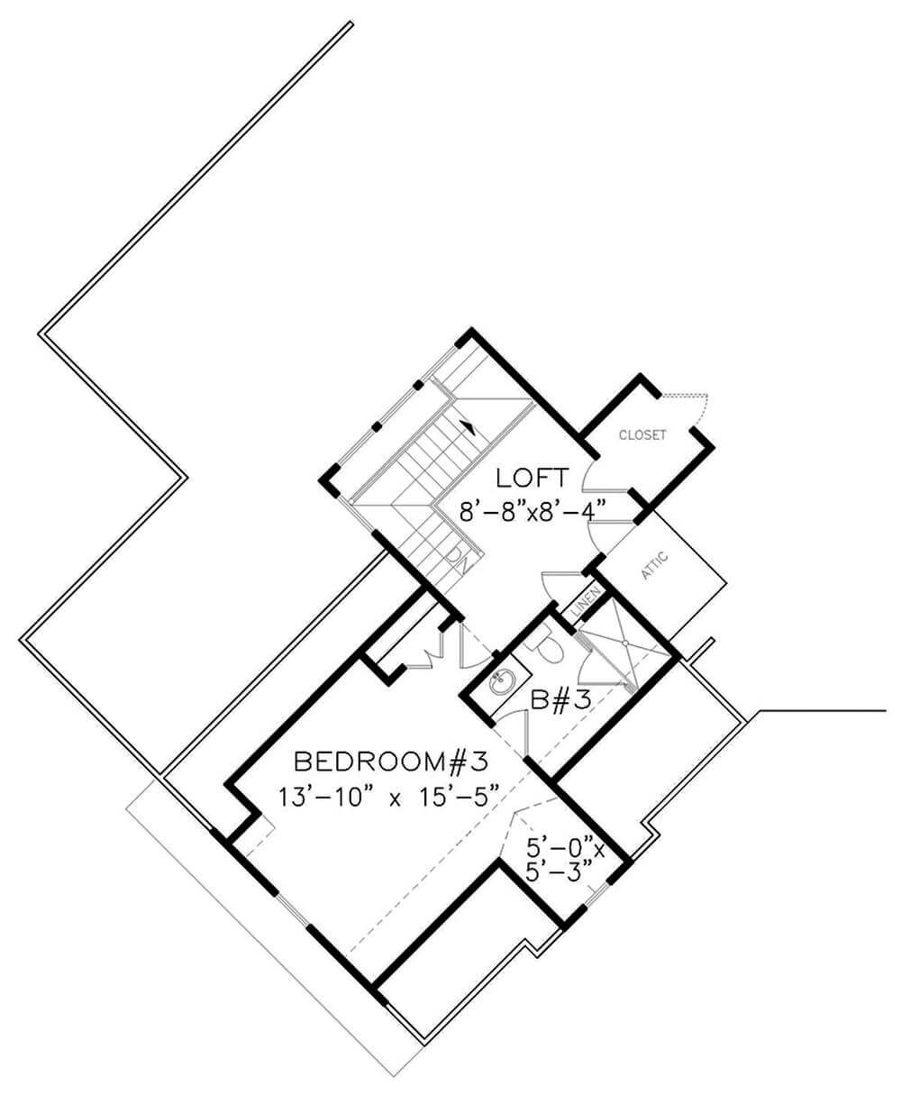 Second Level Floor Plan