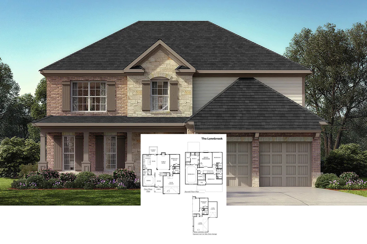 The Lynnbrook 4-Bedroom Home with Open Concept Layout and Front and Back Porch (3,073 Sq. Ft. Floor Plan)