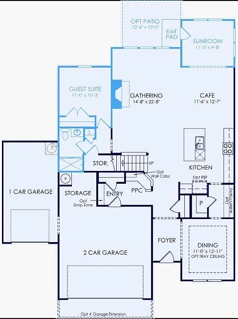 Craftsman-Style 5-Bedroom Home with Front Porch and 3-Car Garage