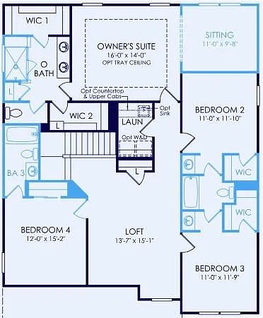 Craftsman-Style 5-Bedroom Home with Front Porch and 3-Car Garage