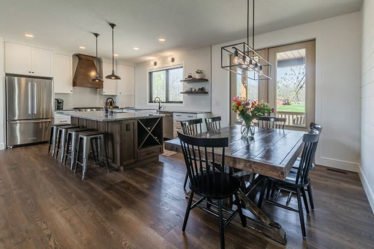 Dining Area and Kitchen