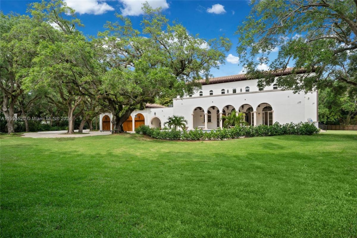 Manicured lawn creating a serene outdoor ambiance.