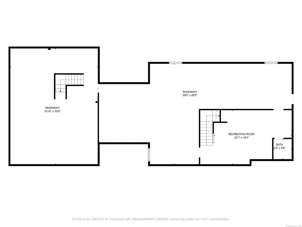 Basement floor plan.