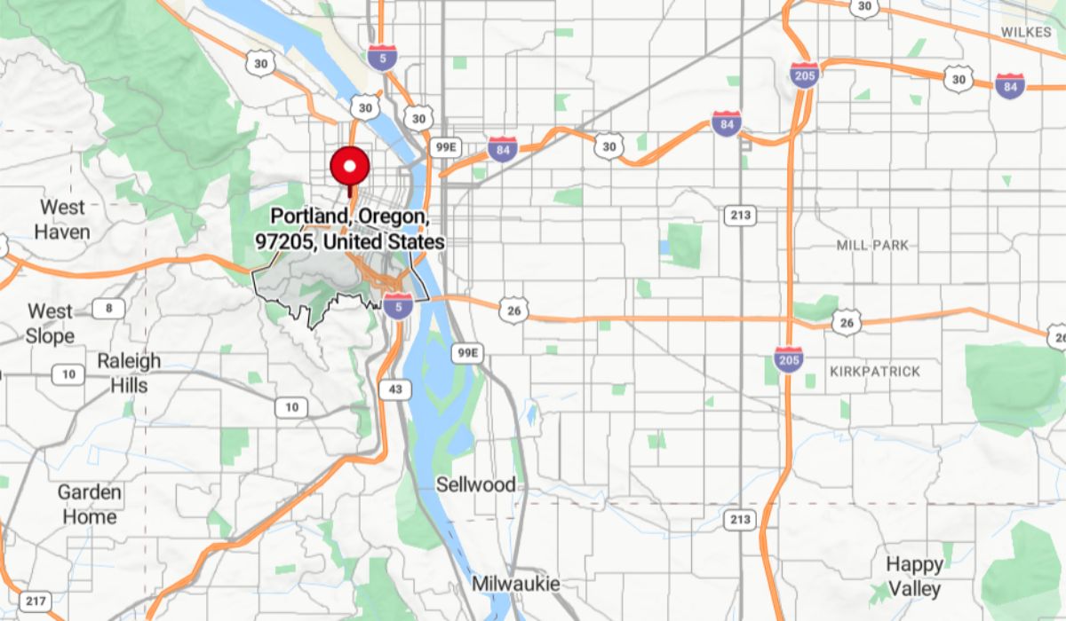 Portland, OR 97205 is located in the heart of Portland’s west side, encompassing the downtown area and parts of the West Hills.