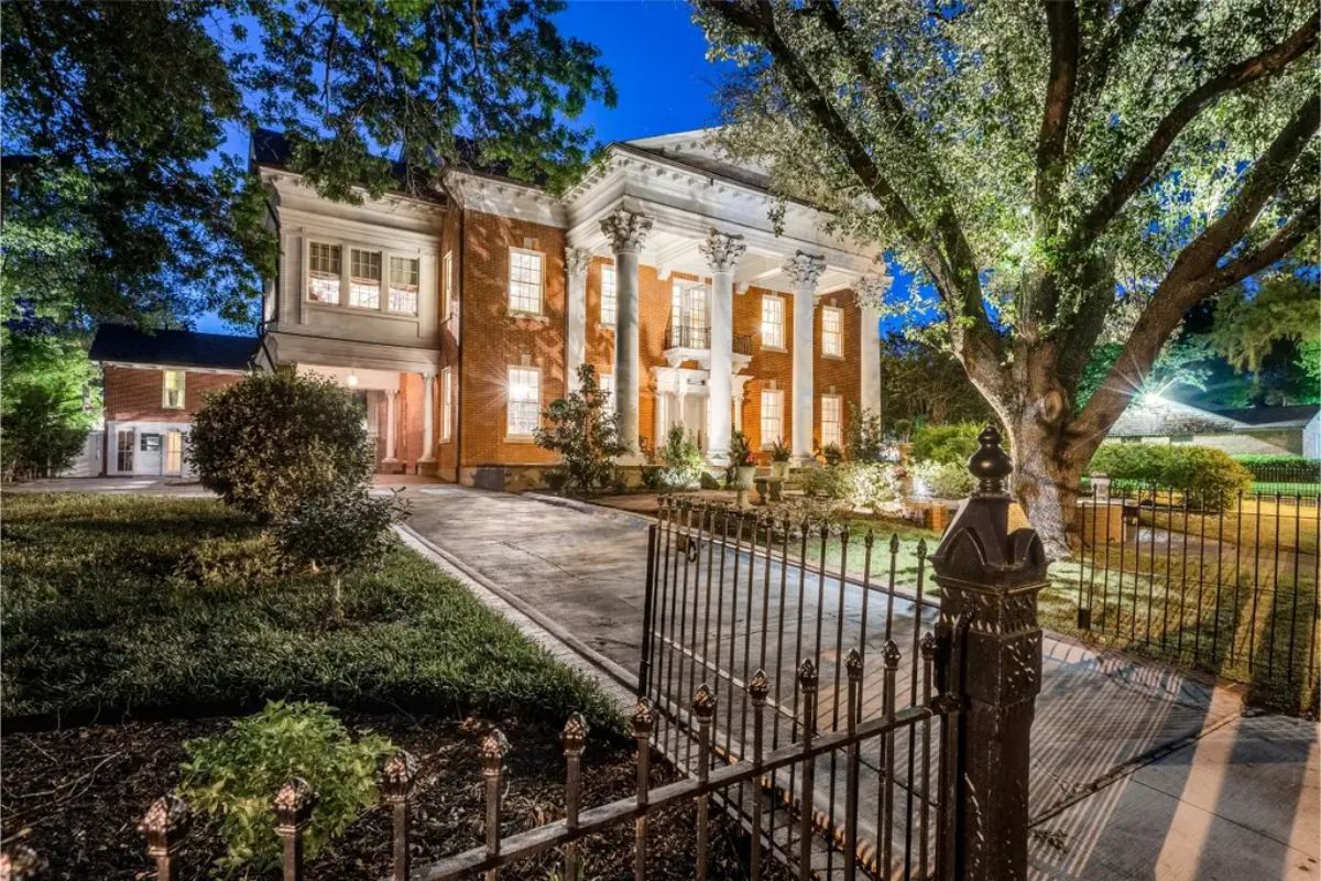 Greek Revival estate built in 1921, updated for contemporary living while preserving historic details.