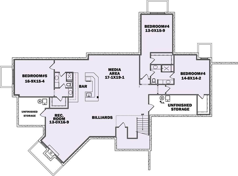 Lower Level Floor Plan