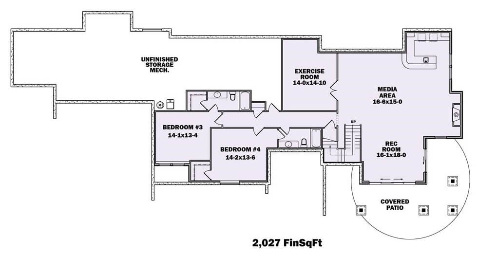 Lower Level Floor Plan