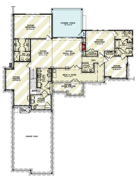 Lower Level Floor Plan