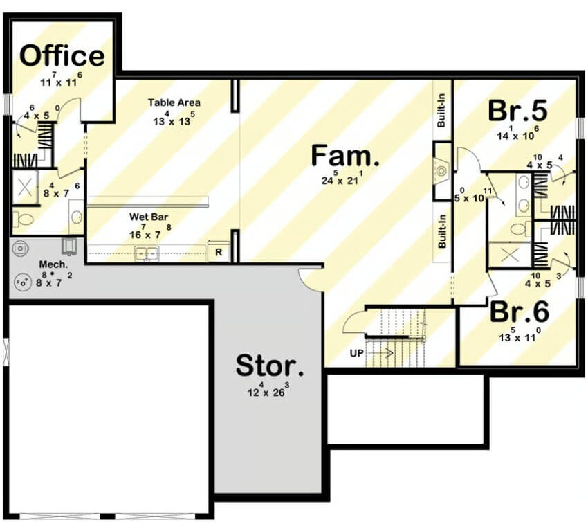 Lower Level Floor Plan